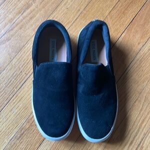 Steve Madden black suede sneakers